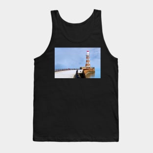 Roker Pier and Lighthouse, Sunderland, North East England Tank Top